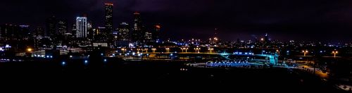 Houstonas, Centro, Nakties Metu, Aerofotografija