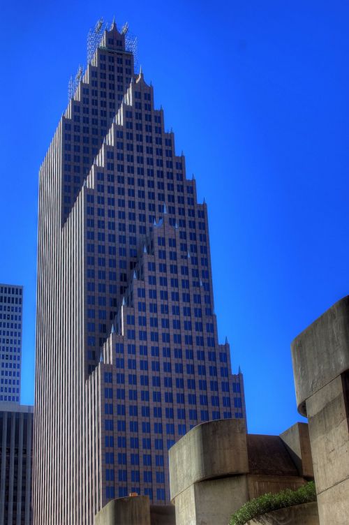Houstonas, Texas, Usa, Dangoraižis, Aukštas, Bokštas, Centro