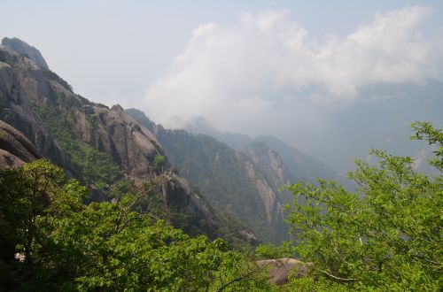 Huangshanas, Natūralus, Peržiūros, Kalnas, Kinija, Kraštovaizdis