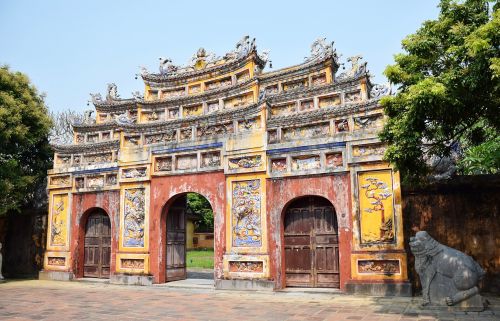 Atspalvio Architektūra, Hue City Vietnam, Vietnamas, Turizmas, Unesco, Asija