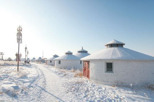 Hulunbeir, Sniegas, Žiema