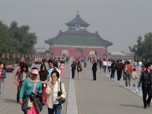 Žmogus, Kinija, Turistai, Pekinas, Uždraustasis Miestas