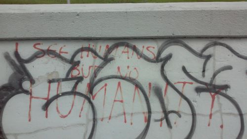 Grafiti,  Gatvė & Nbsp,  Menas,  Šūkis,  Žmonės,  Bet Ne Žmonija