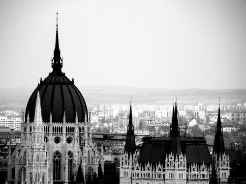 Vengrijos Parlamentas, Vista, Juoda Ir Balta