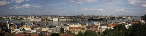 Vengrija, Budapest, Panorama, Miesto Panorama, Orientyras, Danube Banko, Upės Kruizas, Parlamentas