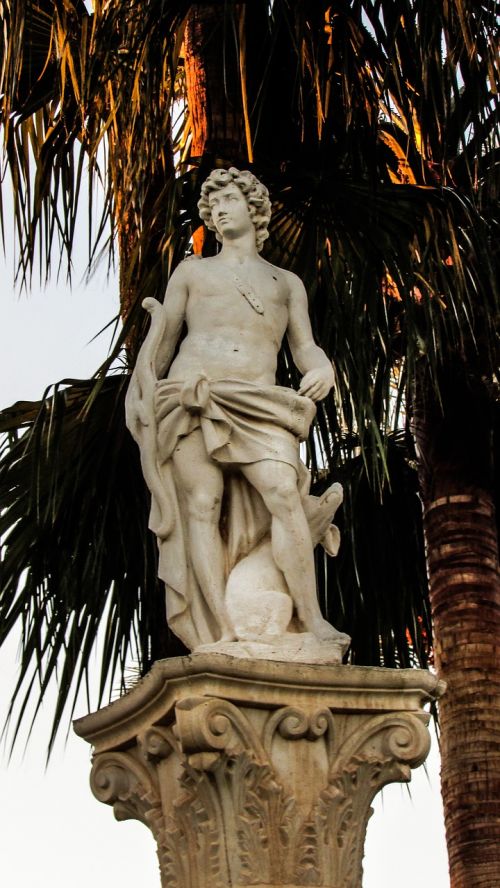Medžiotojas, Statula, Skulptūra, Klasikinis, Sodas, Vila, Paralimni, Kipras