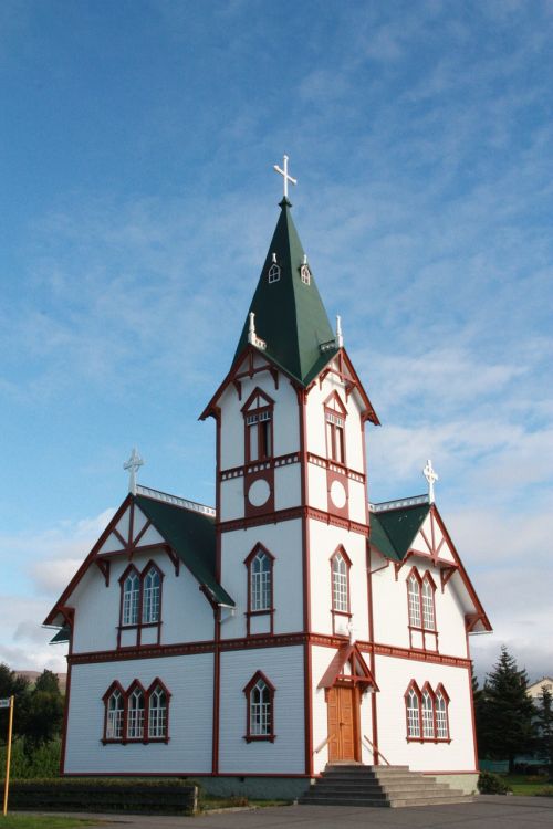 Húsavík, Bažnyčia, Šiaurės Sala, Iceland, Architektūra, Skandinavija