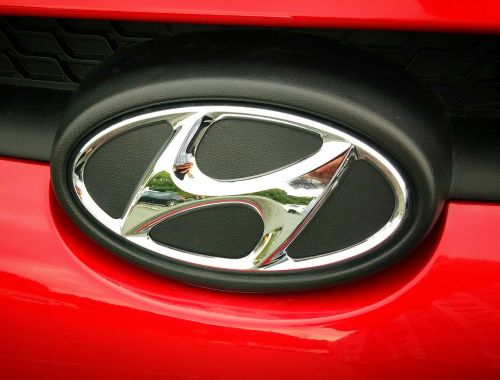 Hyundai, Automobilis, Transporto Priemonė, Ženklelis, Emblema, Raudona