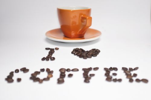 Kava,  Oranžinė,  I & Nbsp,  Meilė,  Skanus,  Aš Myliu Kavą