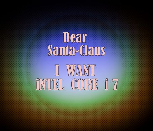 Dovanos,  Noras,  Santa,  Claus,  Aš Noriu Intel Core I 7