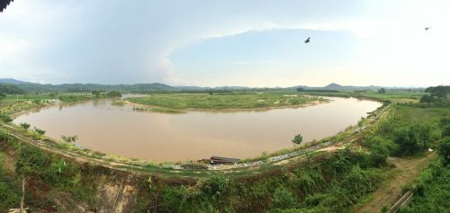 Aš Vanduo, Vaizdas, Gamta, Mekong Upė, Turistų Atrakcijos, Vakaras, Tailandas, Gražus Vaizdas
