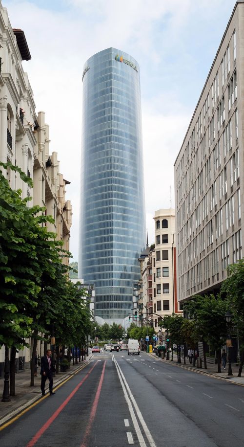 Iberdrola Bokštas,  Bilbao,  Ispanija,  Architektūra,  Miestas,  Dangoraižis,  Aukštas,  Pastatas,  Stiklas,  Dangoraižiai,  Be Honoraro Mokesčio