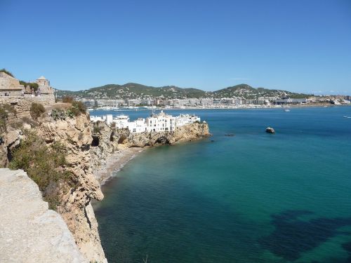 Ibiza, Jūros Miestas, Viduržemio Jūros, Ispanija, Sala
