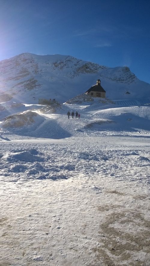 Ledas, Zugspitze, Sniegas, Schneefernerhaus