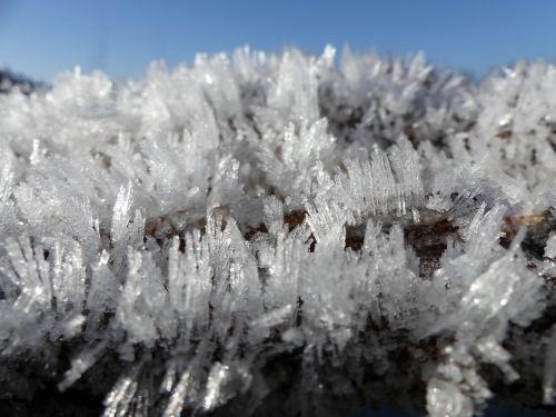 Ledo Kristalas, Žiema, Ledas, Šaltas, Šaltis, Makro, Sušaldyta