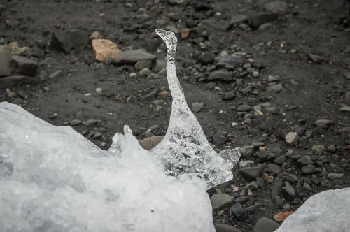 Ledo Skulptūra, Gamta, Sušaldyta, Iceland, Ledas, Nuotaika, Ledynas