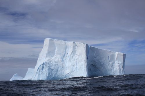 Ledkalnis, Ledas, Sol, Antarctica, Šaltas, Mar
