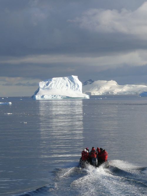 Ledkalniai, Antarctica, Pietų Vandenynas, Zodiacfahrt, Ledkalnis, Laivai