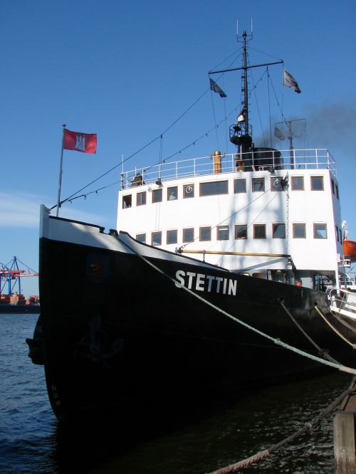 Ledlaužas,  Muziejaus Laivas,  Hamburgas,  Uostas