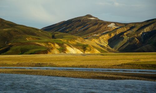 Iceland, Landmannalaugar, Ford, Vulkanizmas, Pasivaikščiojimas