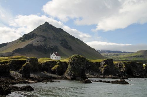 Iceland, Gamta, Kraštovaizdis, Kaimas, Lauke