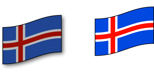 Iceland, Icelandic, Nordic, Vėliava, Šalis, Nemokama Vektorinė Grafika