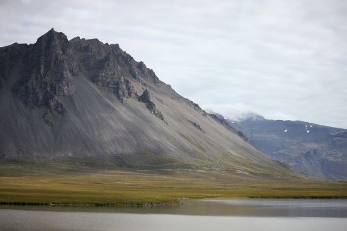 Iceland, Kalnas, Ežeras, Atspindys, Dušai