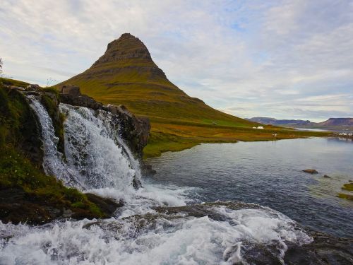 Iceland, Krioklys, Vanduo, Upė, Gamta