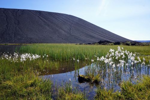 Iceland, Gamta, Vulkanas, Ežeras, Kraštovaizdis