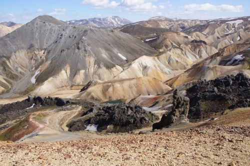 Iceland, Landmannalaugar, Kalnas, Kraštovaizdis, Žygiai, Spalva