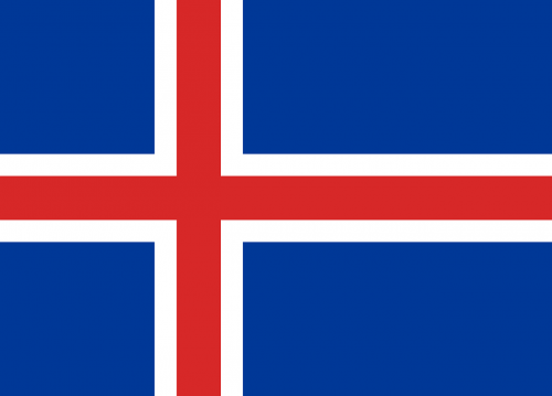 Iceland, Vėliava, Simbolis, Šalis, Tauta, Icelandic, Europa, Ženklai, Simboliai, Nordic, Nemokama Vektorinė Grafika