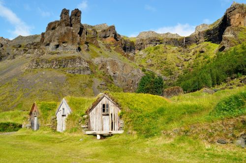 Iceland, Gamme, Namai, Pastatas