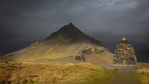 Islandija,  Kalnai,  Kraštovaizdis,  Pobūdį,  Vaizdingas,  Skulptūra,  Debesys