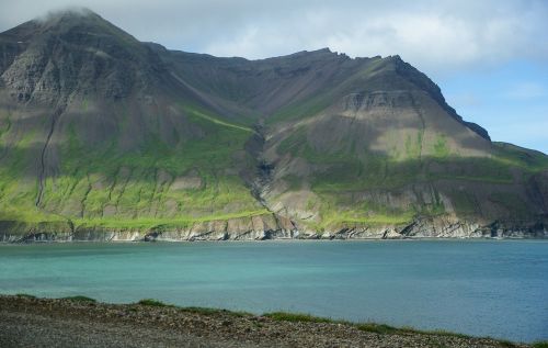 Iceland, Fjordas, Uolos