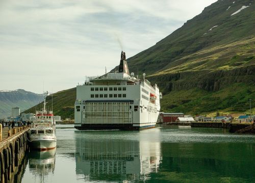 Iceland, Keltas, Fjordas, Uostas, Išvykimas