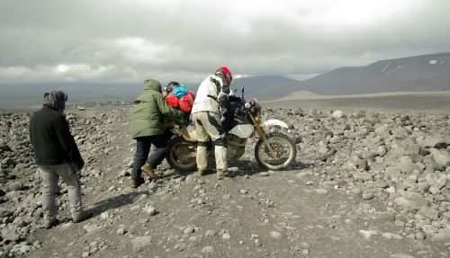 Iceland, Motociklas, Abipusė Pagalba, Solidarumas, Nuotykis