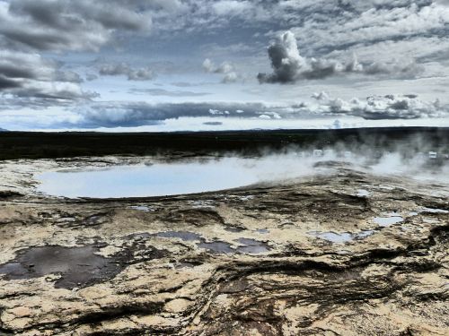 Iceland, Geizeris, Gamta, Kraštovaizdis