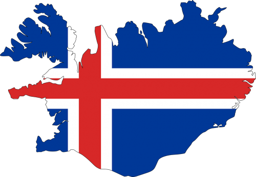 Iceland,  Žemėlapis,  Vėliava,  Europa,  Šalis,  Nemokama Vektorinė Grafika
