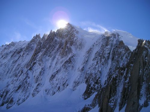 Ledinis Kanalas, Mont Blanc Du Tacul, Chamonix, Alpių, Sniegas, Kalnai, Aukšti Kalnai, Eiscouloirs