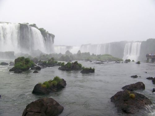 Iguazu, Kaskados Kritimas, Kraštovaizdis