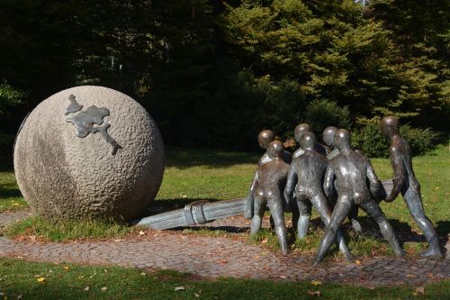 Vaizdo, Statula, Skulptūra, Vaikai, Gaublys Lyon, Taika, Pasaulio Taika, Kartu Už Taiką Ir Teisingumą, Xavier Fraissinette