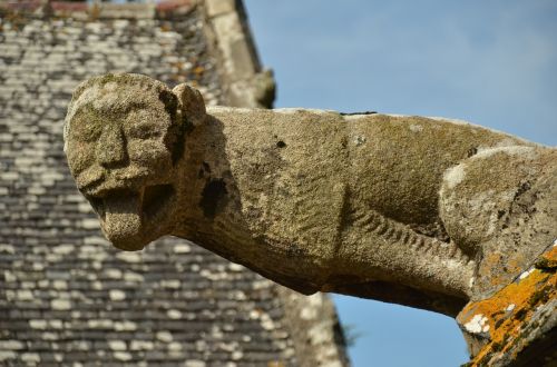 Vaizdas, Gargouille, Gargoyle, Akmuo, Bažnyčia