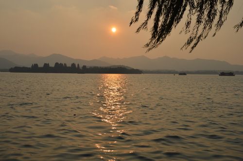 Hangzhou, Vakarų Ežeras, Kraštovaizdis, Kinija
