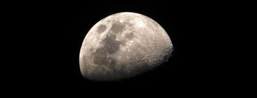 Vaizdas, Mėnulis, Dangus Moon