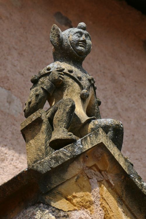 Vaizdas, Statula, Figūra, Bažnyčia, Religija, Apdaila, Ambierle, France