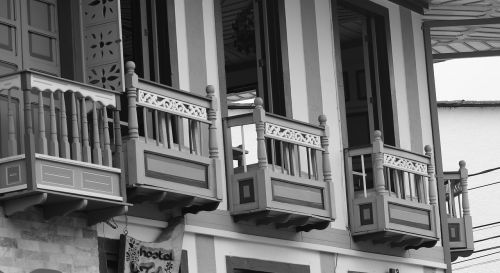 Vaizdas, Balkonai Filandia, Quindio, Kolumbija