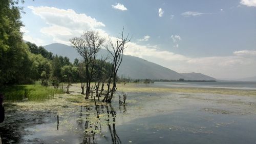 Yunnan Provincijoje, Dali, Erhai Ežeras