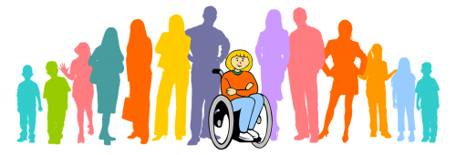 Įtraukimas, Grupė, Neįgaliųjų Vežimėlis, Neįgaliųjų Vežimėlių Vartotojai, Negalia, Širdis, Negalia, Trūkumas, Asmuo, Jie Apima, Žmogus, Vyras, Moteris, Visuomenė, Bendruomenė, Darbo Jėga, Įskaitant, Barjeras, Šeima, Integracija