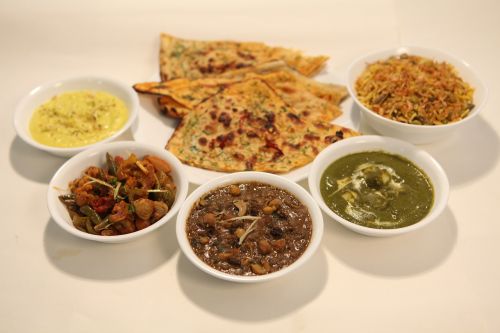 Indiškas Maistas, Thali, Vegetariškas Maistas, Maistas, Indijos, Karis, Ryžiai, Plokštė, Dal