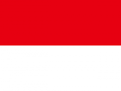 Indonezija, Vėliava, Asija, Simbolis, Šalis, Indonesian, Ženklas, Nemokama Vektorinė Grafika